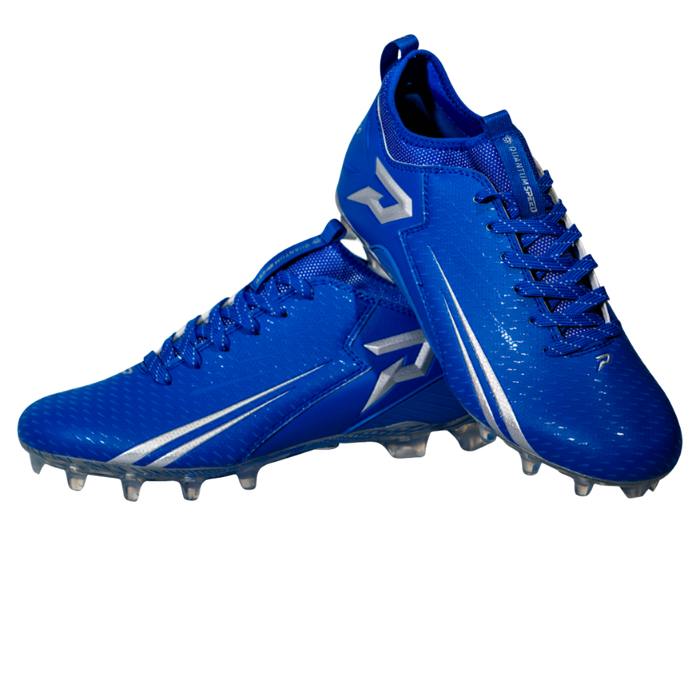 Quantum Speed: Football Cleats - Royal Blue - Team Colors