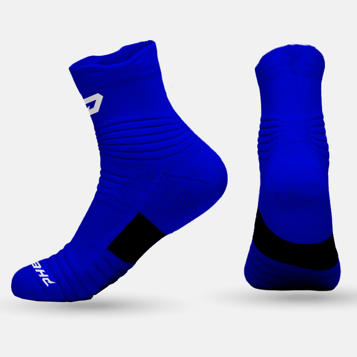 Quantum Knit Lite Quarter Performance Socks - Royal Blue