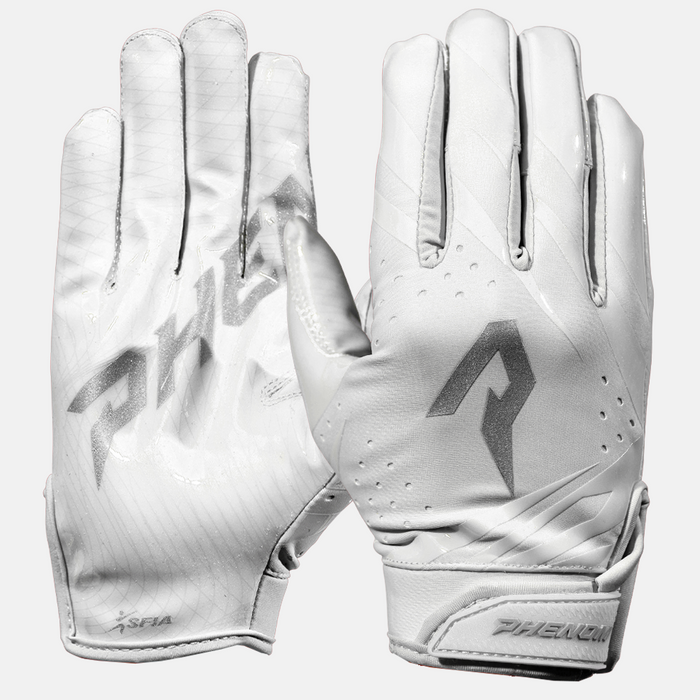 Phenom Elite White Football Gloves - VPS5